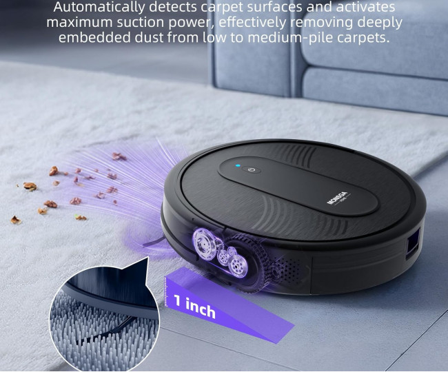 Робот-пилосос MONSGA 4000 з функцією вологого прибирання